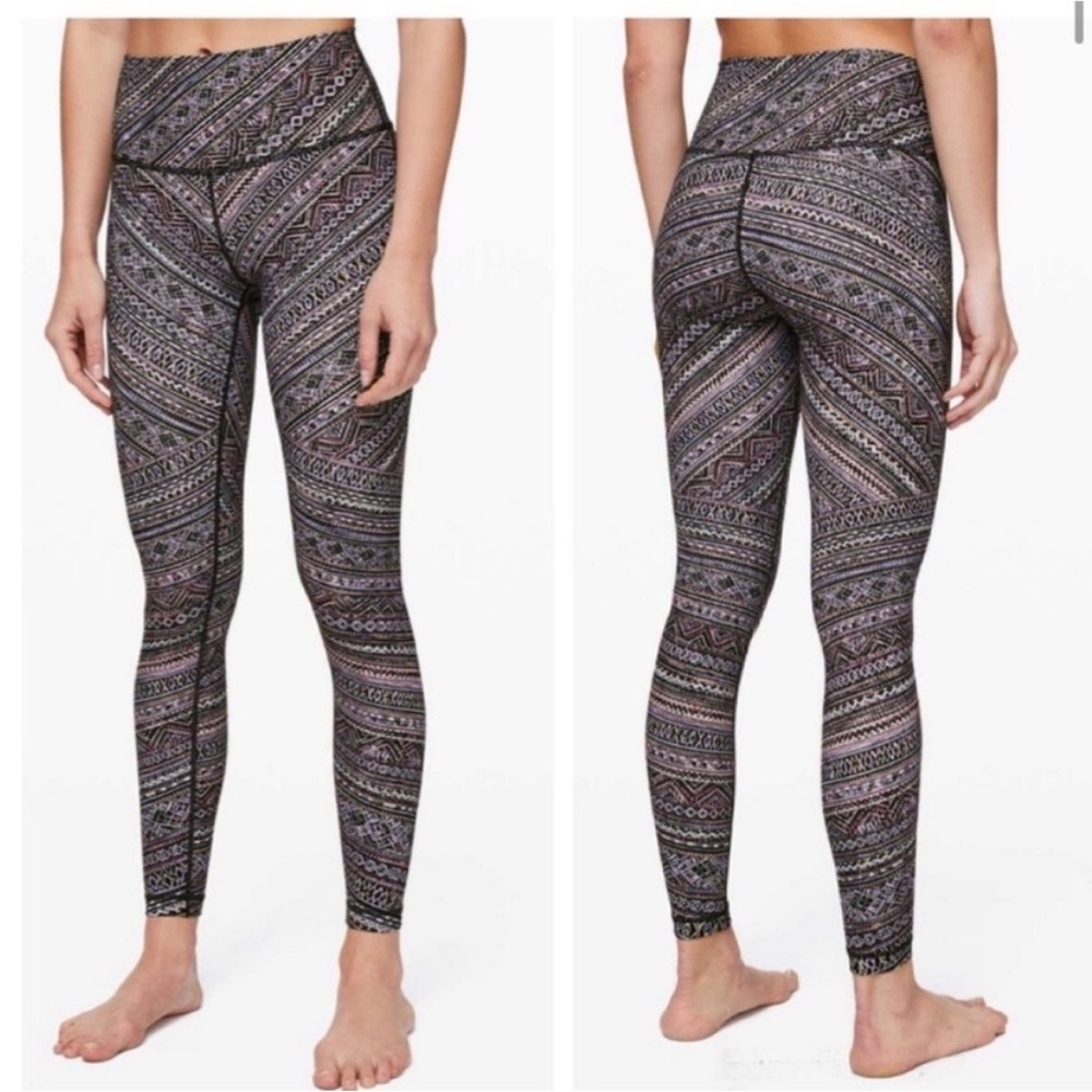 Lululemon Wunder Under High-Rise Tight Full-On Luxtreme 28" Tribal Pace six (6)